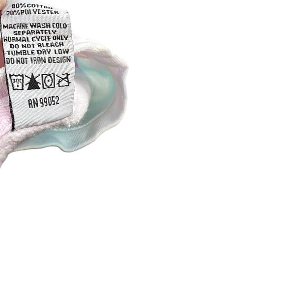 The Lumineers Brightside Roadside Motel Crewneck Sweatshirt Tie Dye Pink Blue XL - Picture 11 of 11